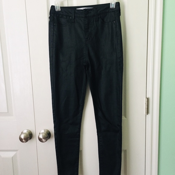 celebrity pink faux leather pants